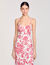 Langes Kleid mit Blumenprint