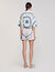Spiral-motif shorts