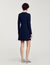 Short button-up knit dress