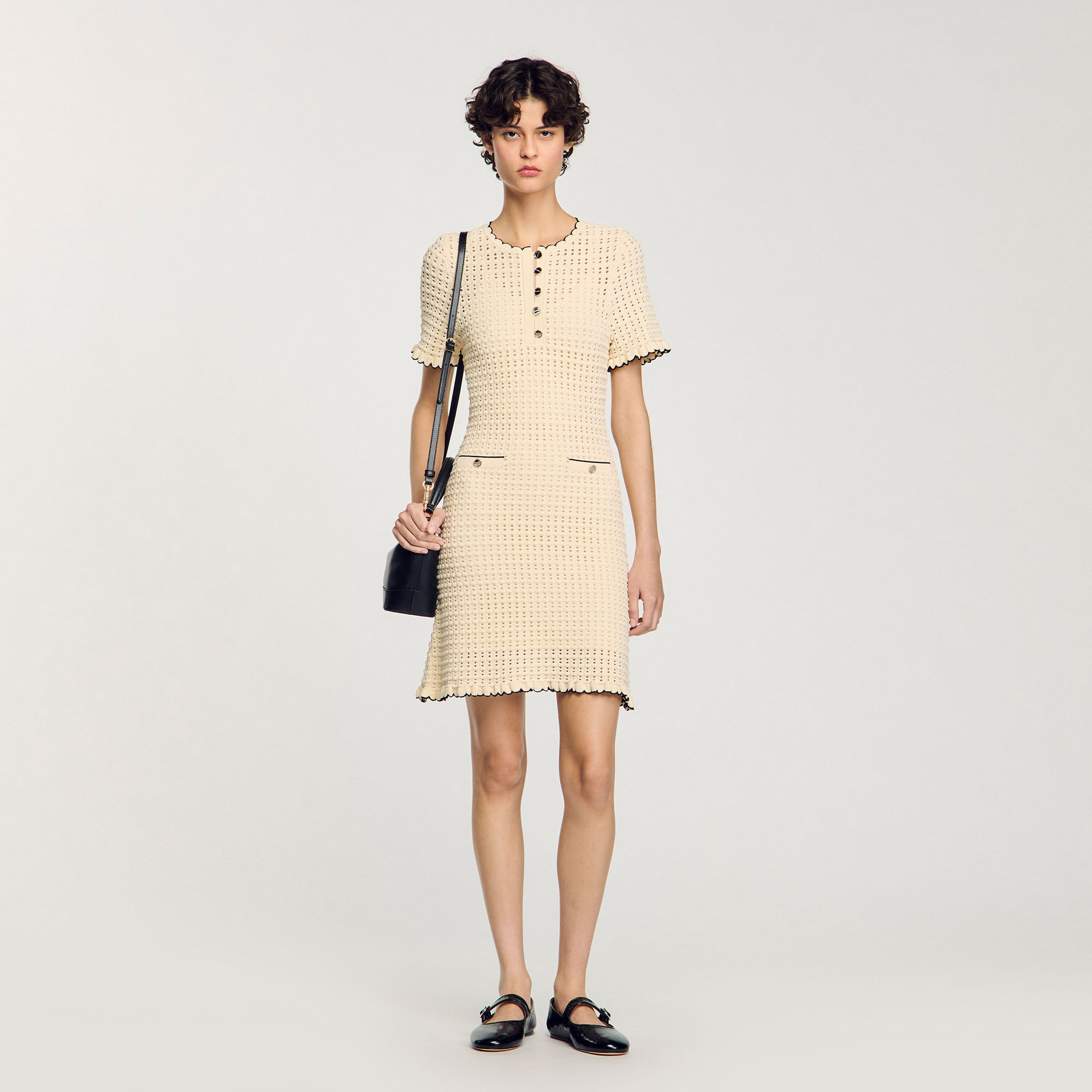 Kurzes Strickkleid