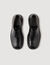 Patent leather derbies