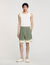 Fließende Bermudashorts mit Print