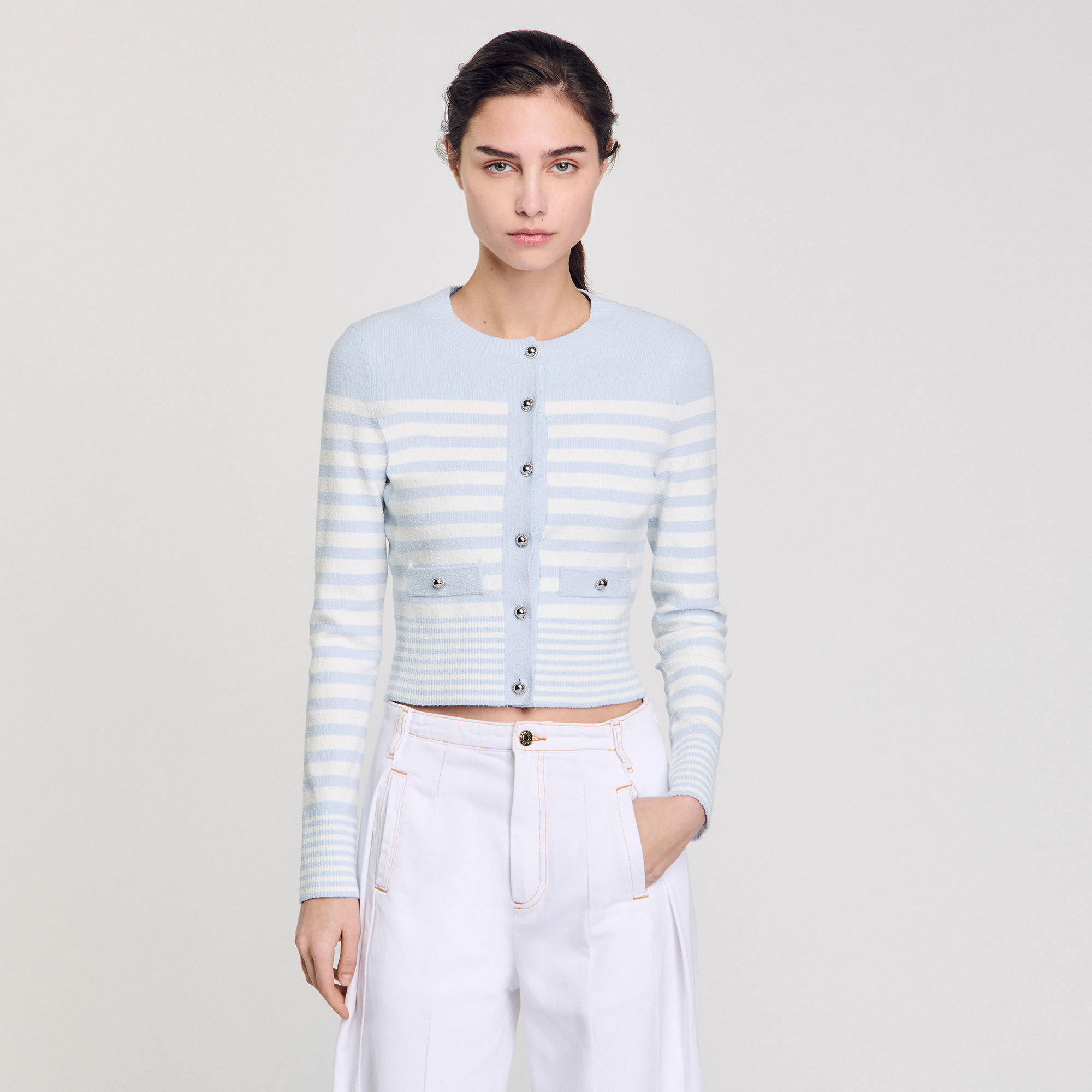 Striped cardigan