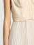 Langes Plisseekleid