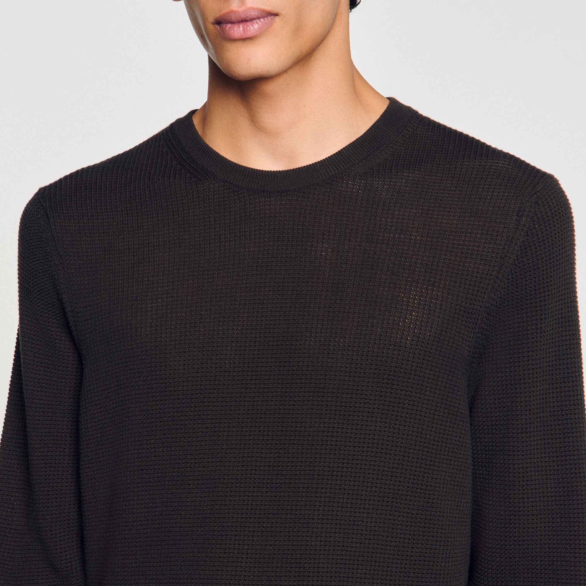 Pullover aus texturiertem Strick