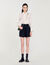 High-waisted shorts with buttons