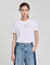 T-shirt en coton à broderie