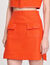 Short skirt with pockets