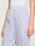 Gestreifte Hose mit Strass