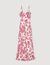 Langes Kleid mit Blumenprint