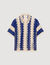 Two-tone knit cardigan
