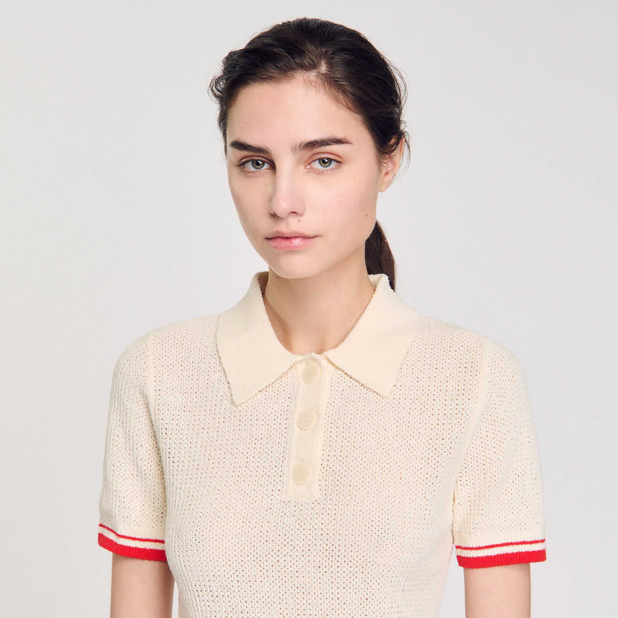 Pull à col polo