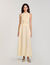 Langes Kleid mit Spitzendetails