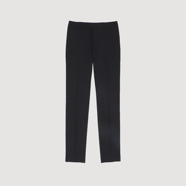 Wool suit trousers