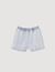 Beaded and rhinestone denim shorts