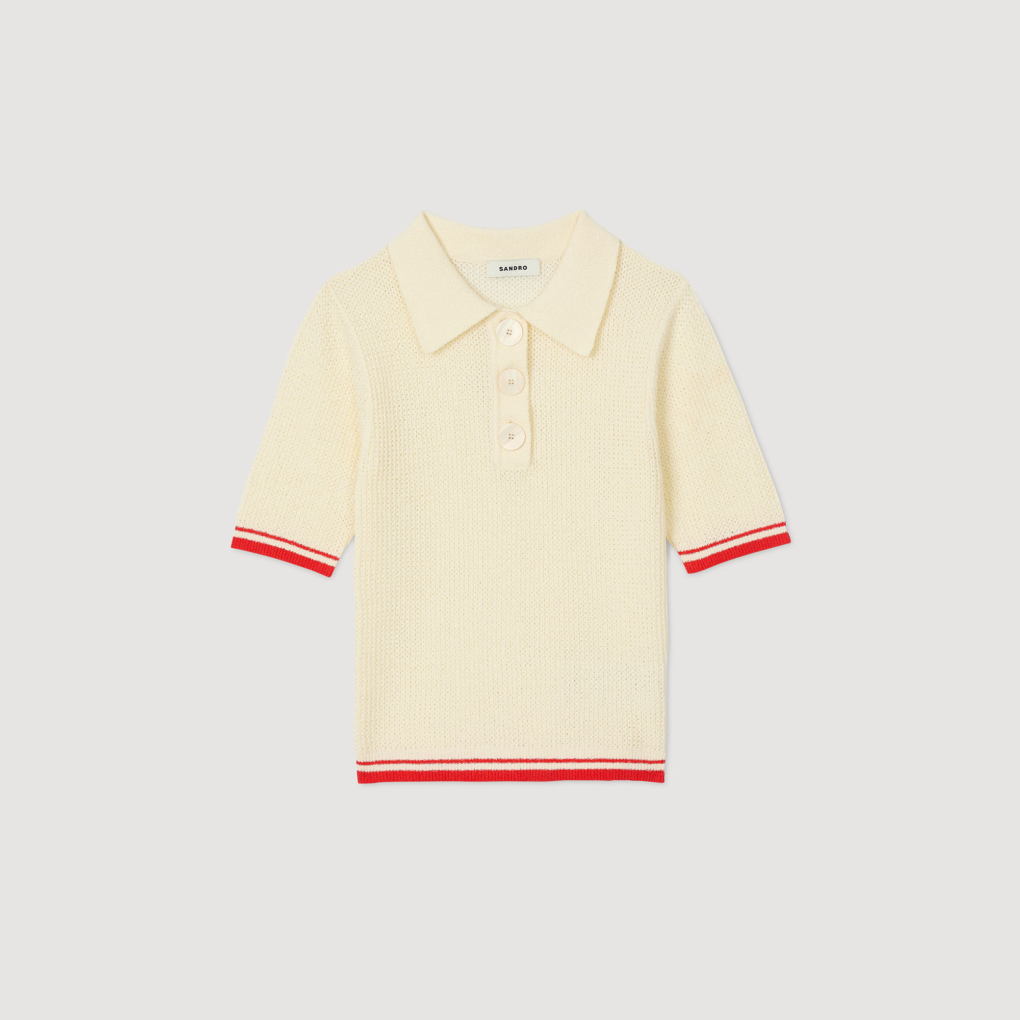 Pull à col polo