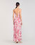 Langes Kleid mit Blumenprint