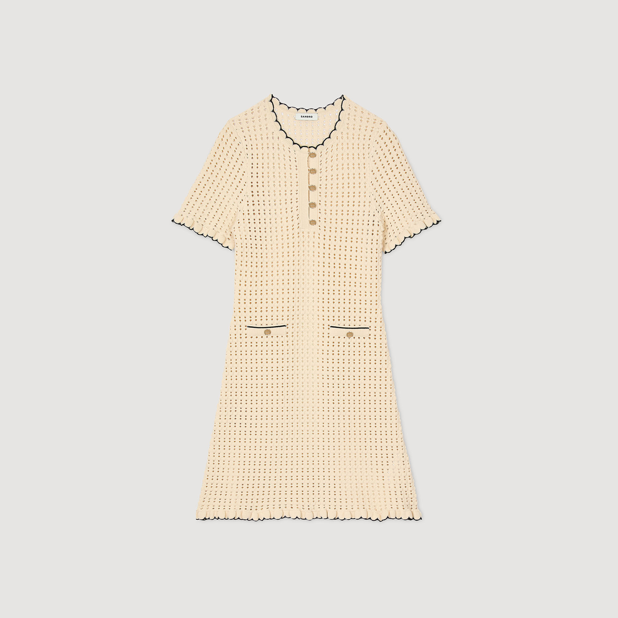 Kurzes Strickkleid