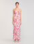 Langes Kleid mit Blumenprint