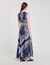 Robe longue à imprimé bandana