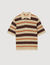 Polo rayé en maille