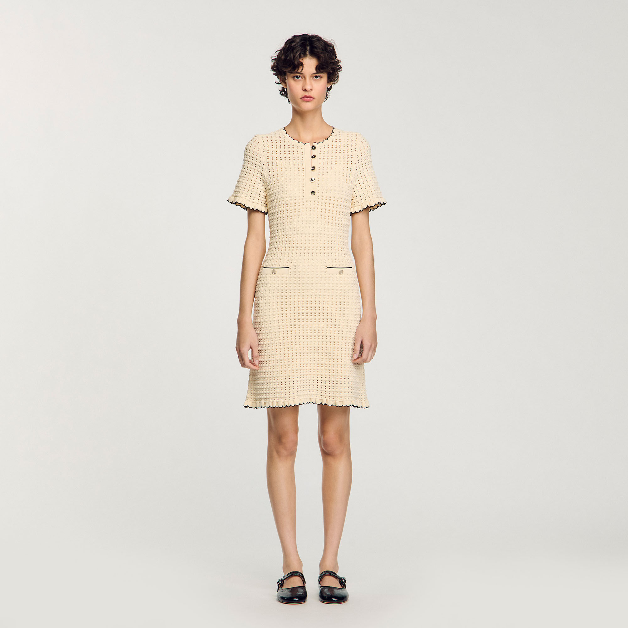 Kurzes Strickkleid