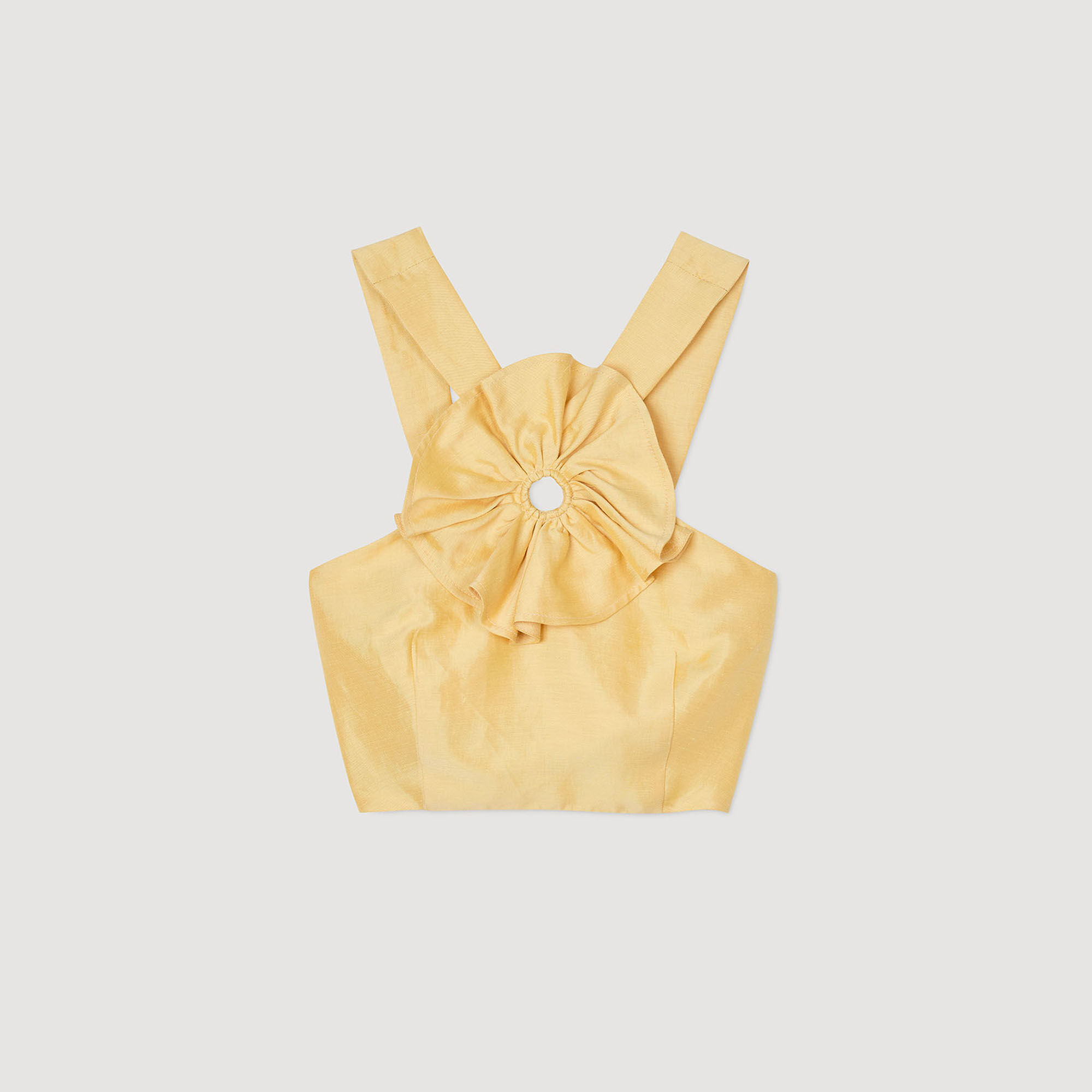 Ruffled crop top