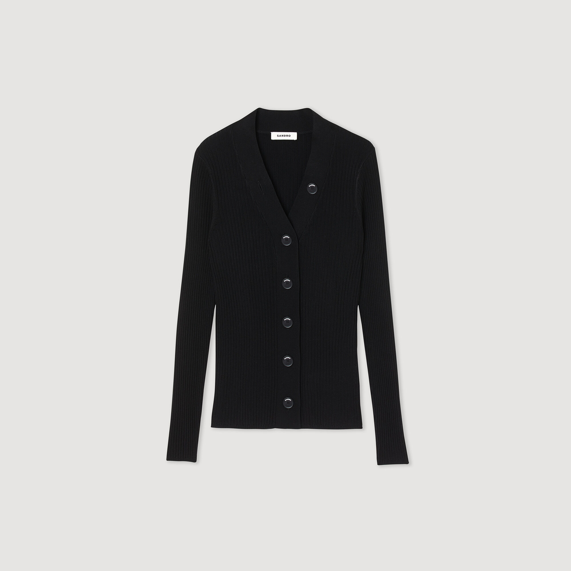 Cardigan in certified viscose