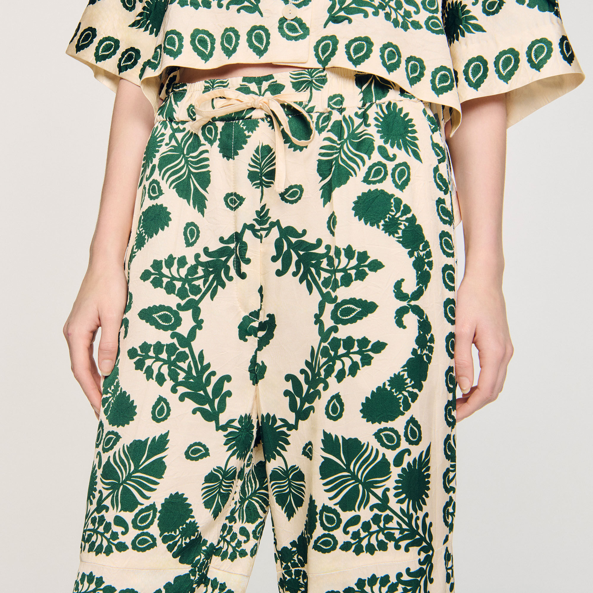 Floral trousers