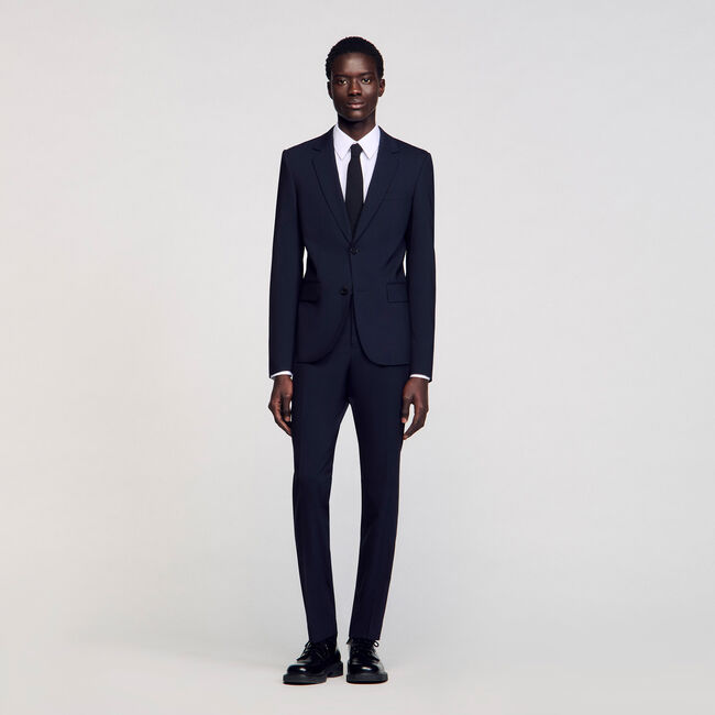 Veste de costume classique en laine