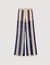 Hose aus zweifarbigem Strick
