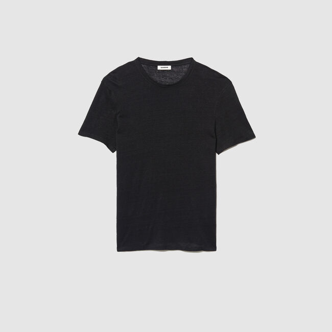 T-Shirt aus zertifiziertem Leinen