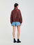 Oversized leather jacket