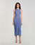 Robe midi en maille