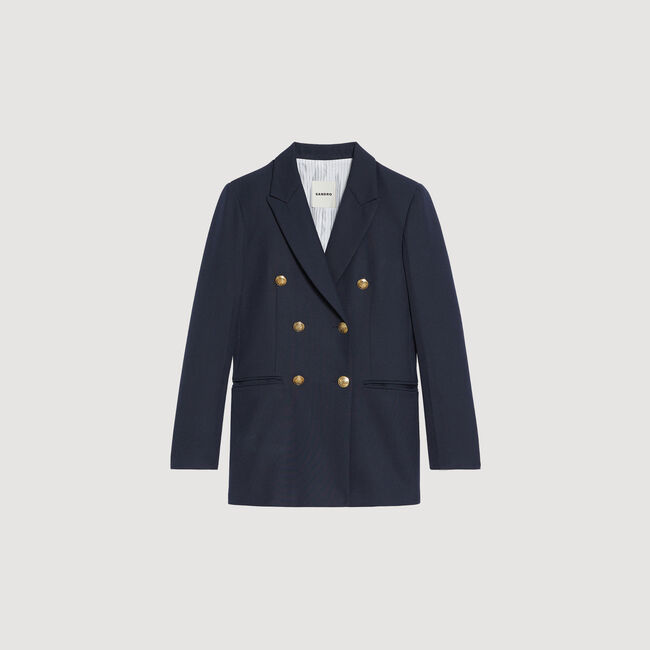 Double-breasted suit jacket